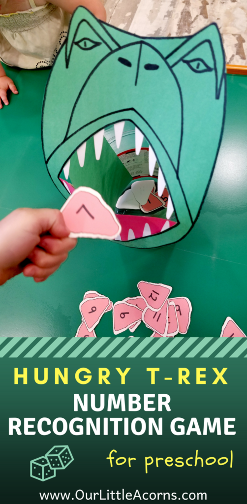 Hungry TRex Number Recognition Game